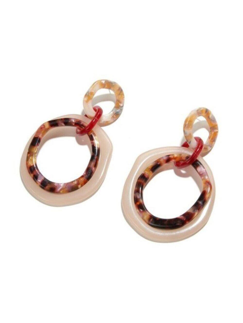Lele Sadoughi Twig Banded Hoop Earrings